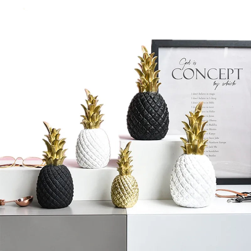 Estatuetas de Abacaxi em Resina - Macasishop