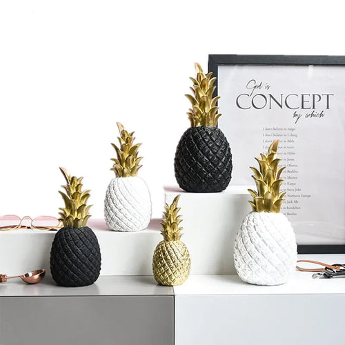 Estatuetas de Abacaxi em Resina - Macasishop