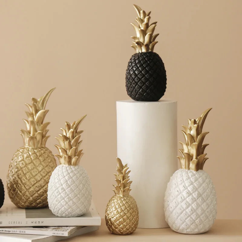 Estatuetas de Abacaxi em Resina - Macasishop