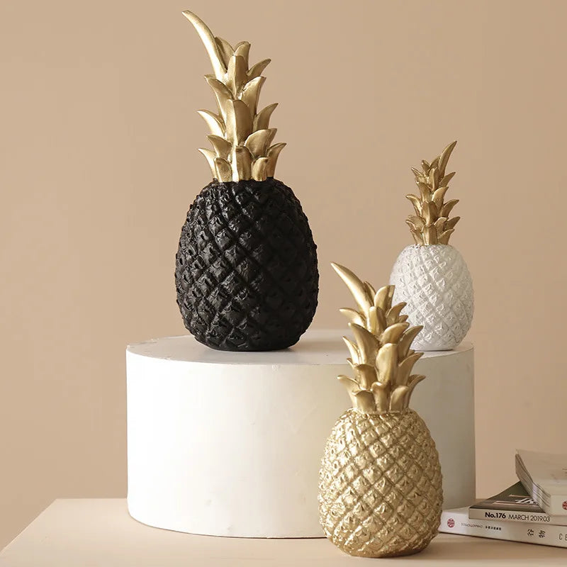 Estatuetas de Abacaxi em Resina - Macasishop