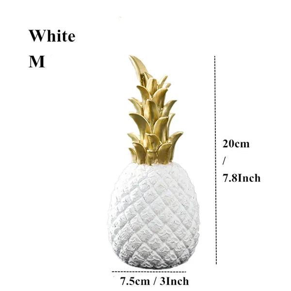 Estatuetas de Abacaxi em Resina - Macasishop