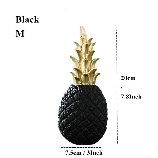 Estatuetas de Abacaxi em Resina - Macasishop