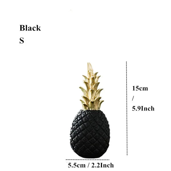 Estatuetas de Abacaxi em Resina - Macasishop