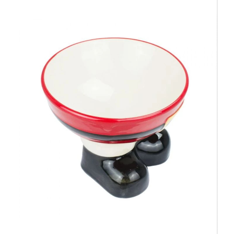 Fruteira Natalina Papai Noel em Cerâmica 15cm