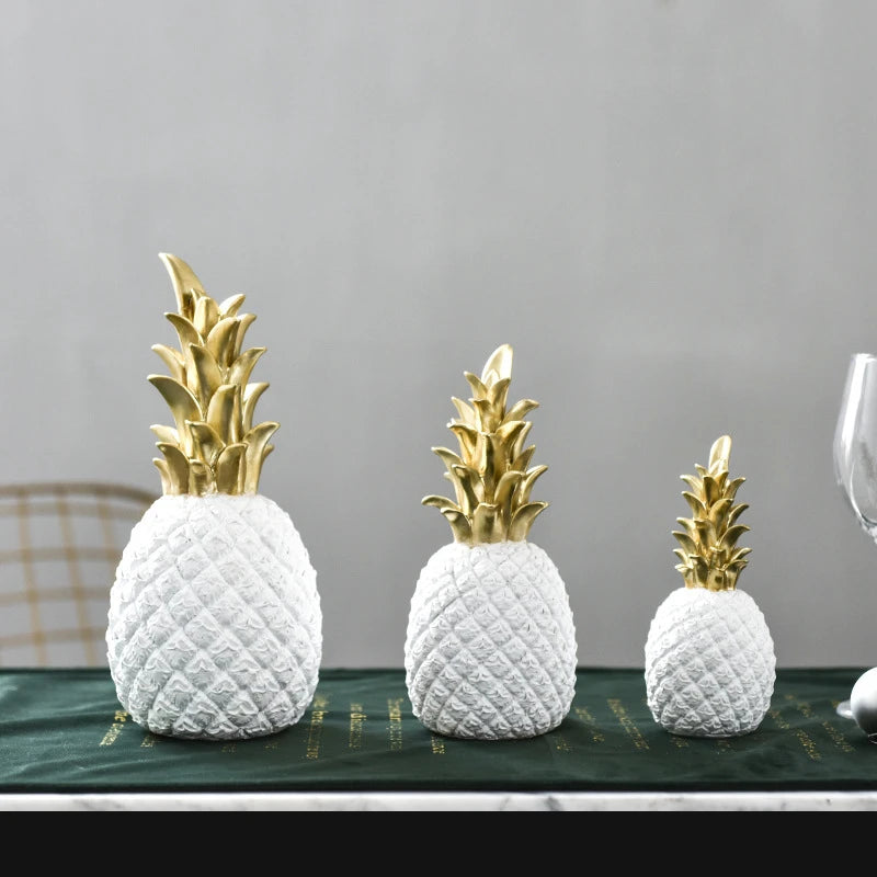 Estatuetas de Abacaxi em Resina - Macasishop