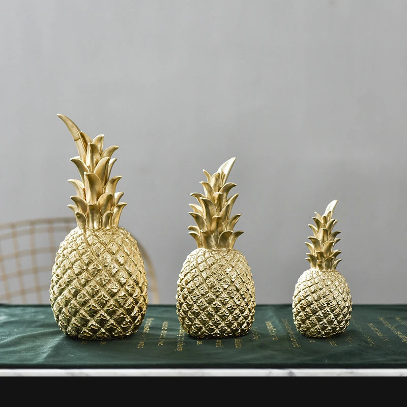 Estatuetas de Abacaxi em Resina - Macasishop