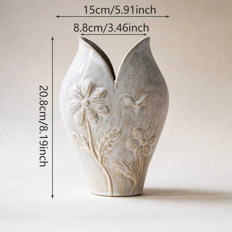 Vaso de Cerâmica Wabi Sabi: Elegância Atemporal para Seu Lar