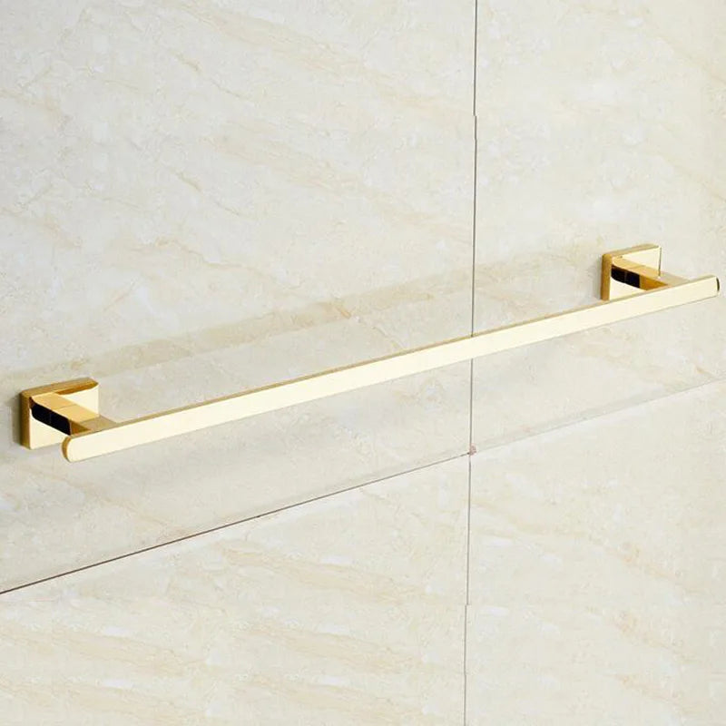Conjunto de Acessórios de Banheiro Luxuoso Banhado a Ouro