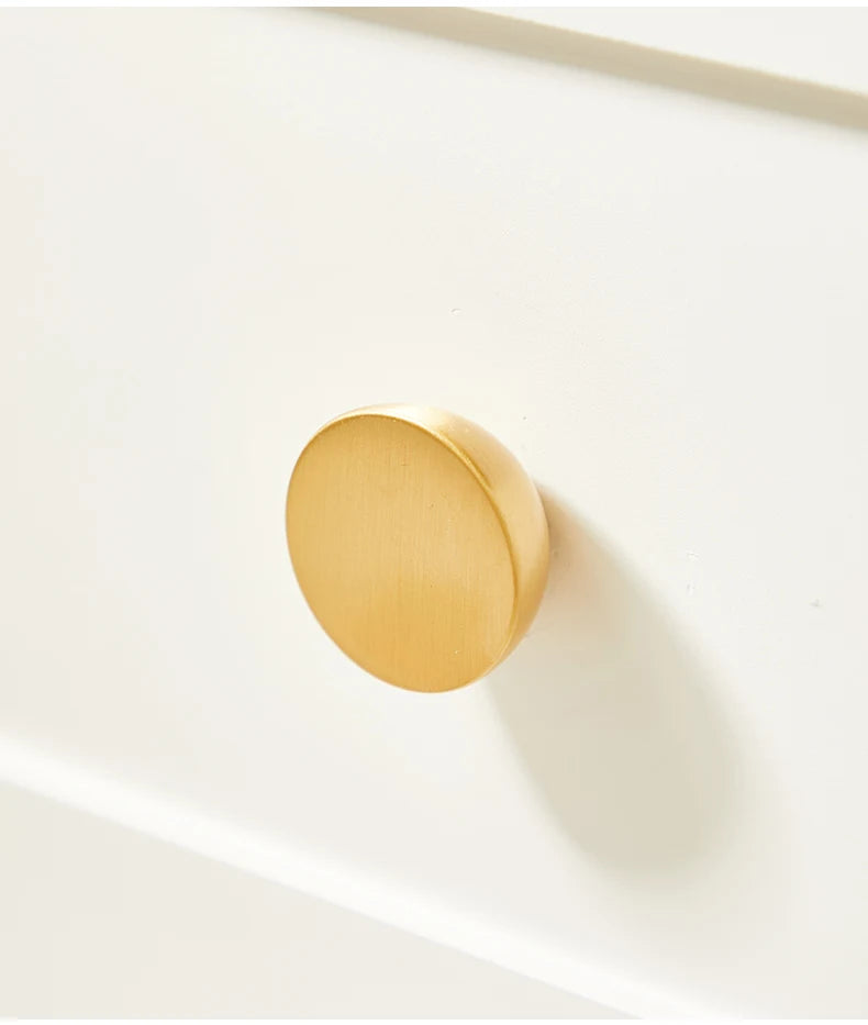 Puxadores de Latão Dourado para Móveis