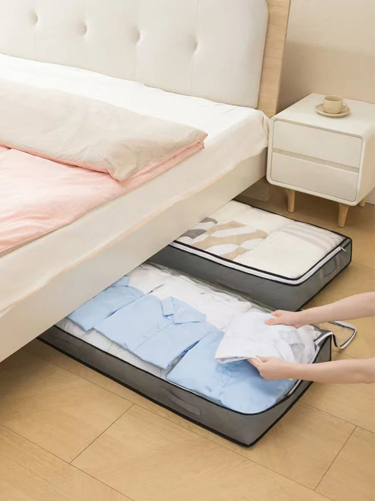 Organizador Dobrável para Colchas e Roupas de Cama - 2 Peças