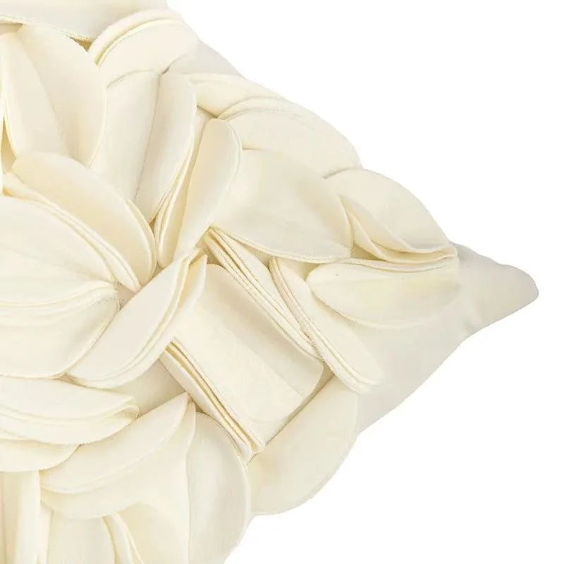 Capa de Almofada Luxo Floral 3D em Veludo