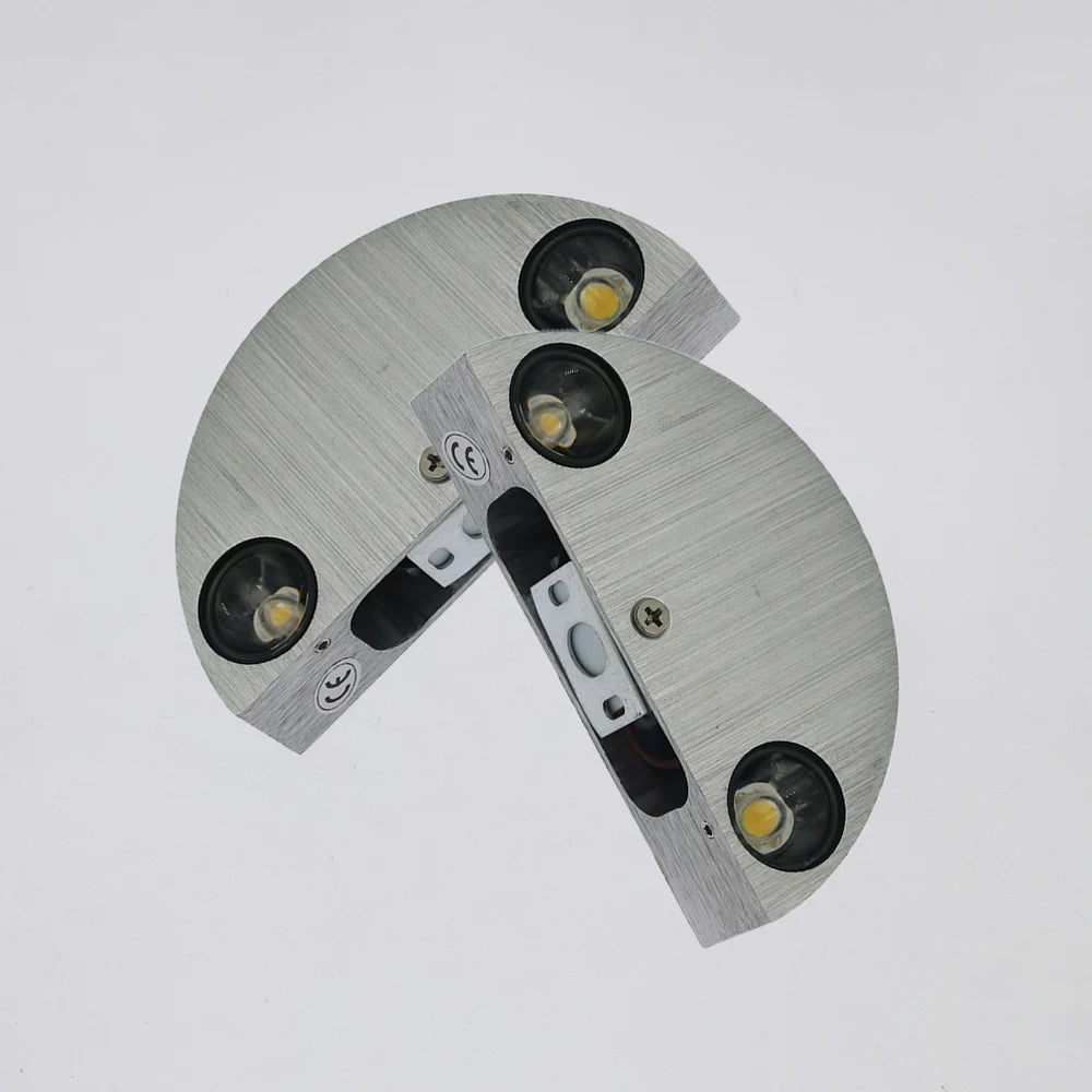 3w led lâmpadas de parede interior moderno simples alumínio casa iluminação para cima e para baixo luz quarto sala estar corredor decorativo luzes parede