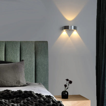 3w led lâmpadas de parede interior moderno simples alumínio casa iluminação para cima e para baixo luz quarto sala estar corredor decorativo luzes parede