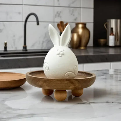 Mini Bandeja de Madeira Elegante para Decoração e Organização