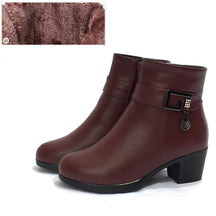 Bota Feminina de Couro Legítimo