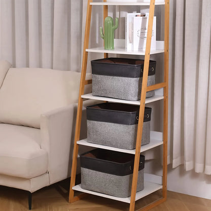 Caixas Dobráveis de Lona com Alças – Elegância e Organização