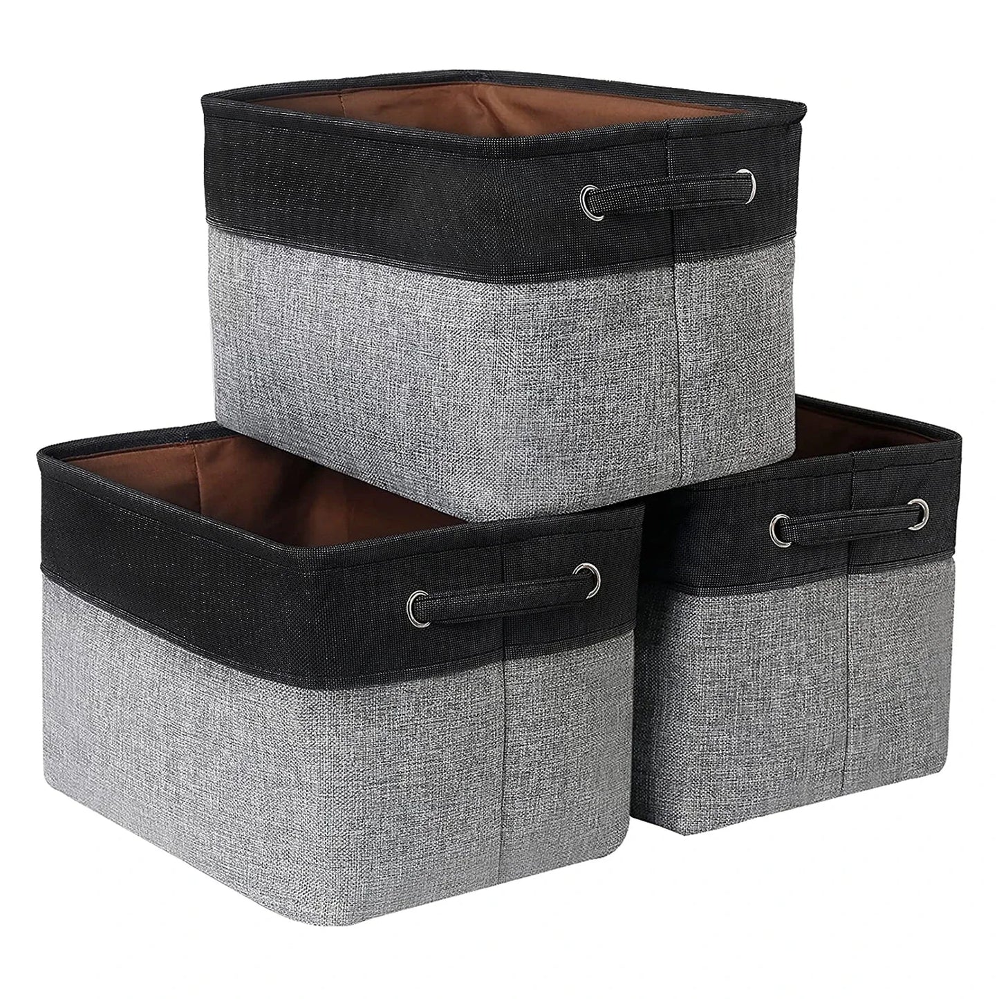Caixas Dobráveis de Lona com Alças – Elegância e Organização