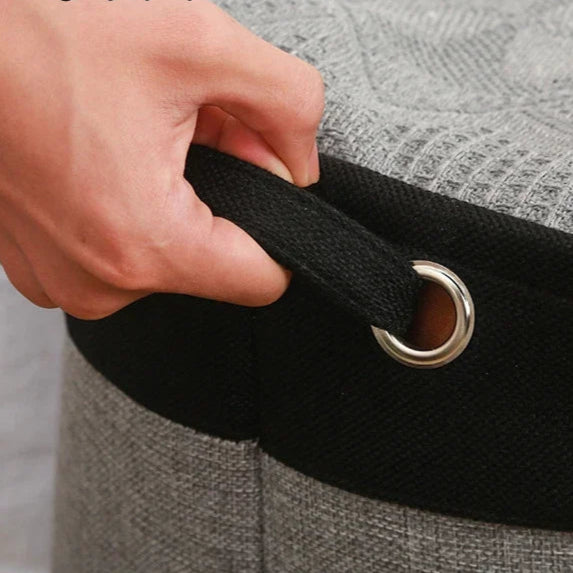 Caixas Dobráveis de Lona com Alças – Elegância e Organização