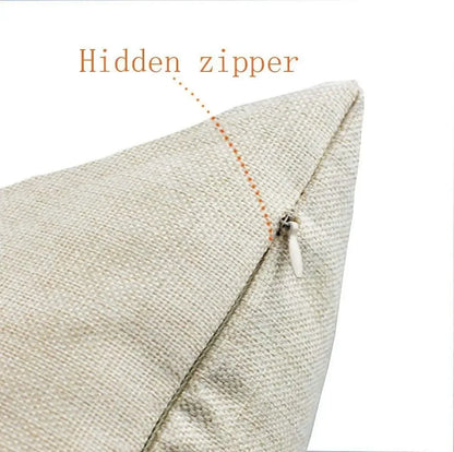 Capa de Almofada Natalina de Linho