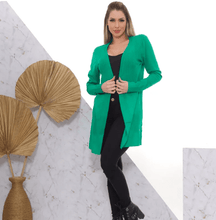 Cardigan Feminino Longo Color