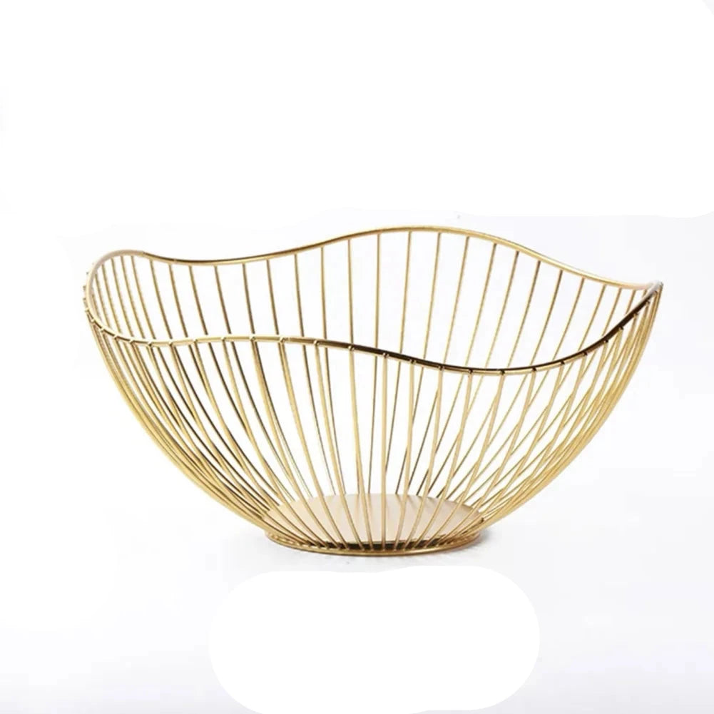 Cesta De Frutas De Ferro Oco, Tigela De Lavagem, Fruteira, Cesta De Armazenamento, Sala De Estar, Mesa De Centro, Lanche