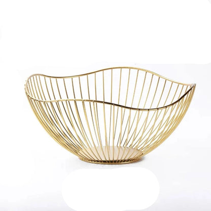 Cesta De Frutas De Ferro Oco, Tigela De Lavagem, Fruteira, Cesta De Armazenamento, Sala De Estar, Mesa De Centro, Lanche