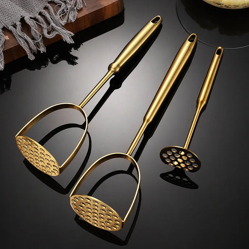Casa Esprema De Batata De Aço Inoxidável, Triturador De Alimentos Manual, Presser De Alho Suave, Ricer De Abóbora, Gadgets De Cozinha, Utensílios Domésticos