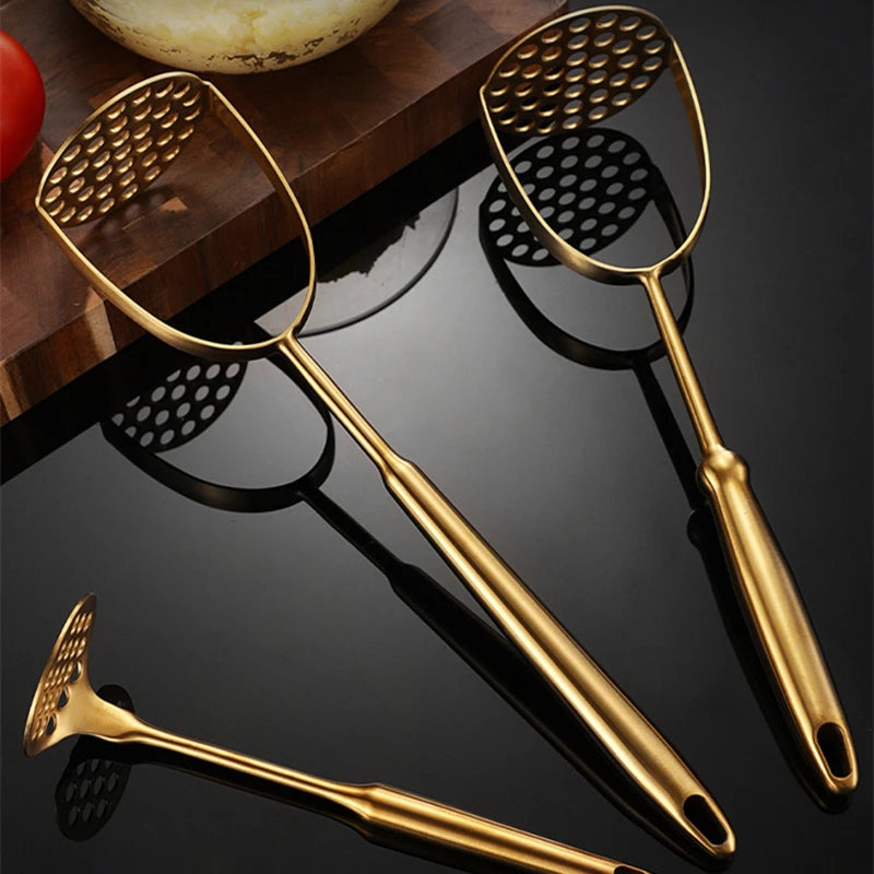 Casa Esprema De Batata De Aço Inoxidável, Triturador De Alimentos Manual, Presser De Alho Suave, Ricer De Abóbora, Gadgets De Cozinha, Utensílios Domésticos