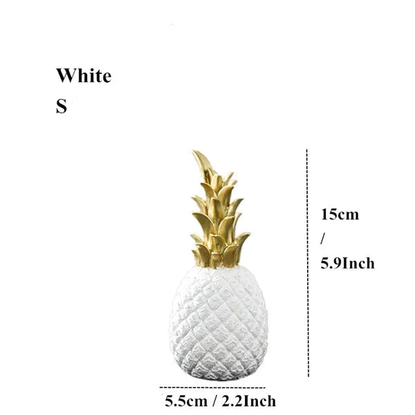 Estatuetas de Abacaxi em Resina - Macasishop