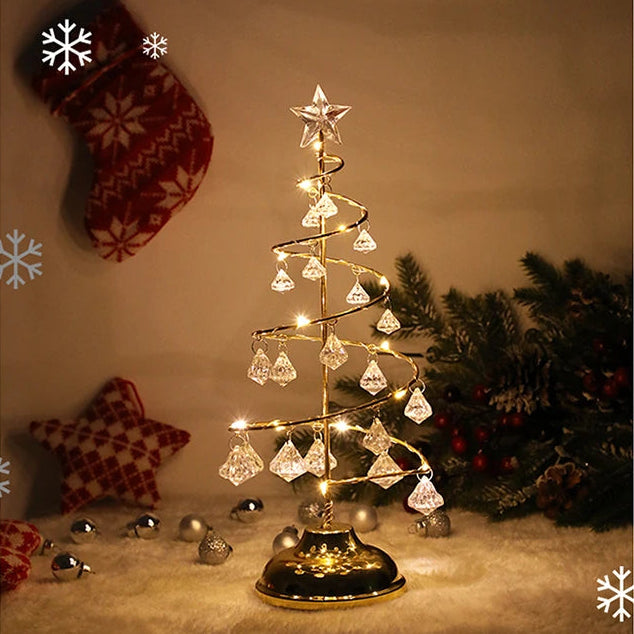 Árvore de Natal com Luz LED Cristal