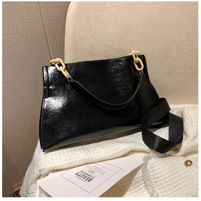 2023 New Design Handbags Women Shoulder Bag Soft Synthetic Leather Crossbody Large Capacity Fashion Female Underarm Bags