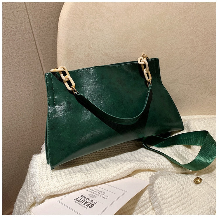 2023 New Design Handbags Women Shoulder Bag Soft Synthetic Leather Crossbody Large Capacity Fashion Female Underarm Bags