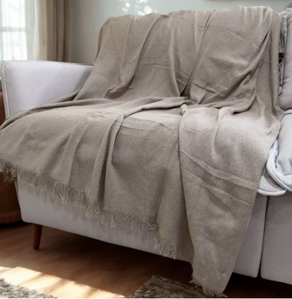 Manta para Sofá King 100% Algodão - Conforto, Elegância e Qualidade