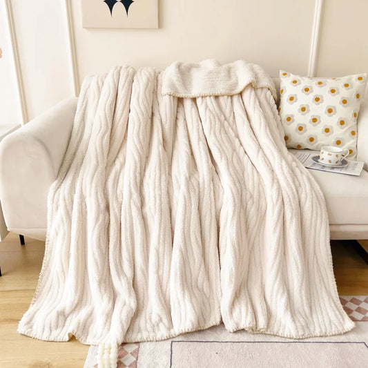 Manta de Sofá Estilo Nórdico Elegante e Aconchegante