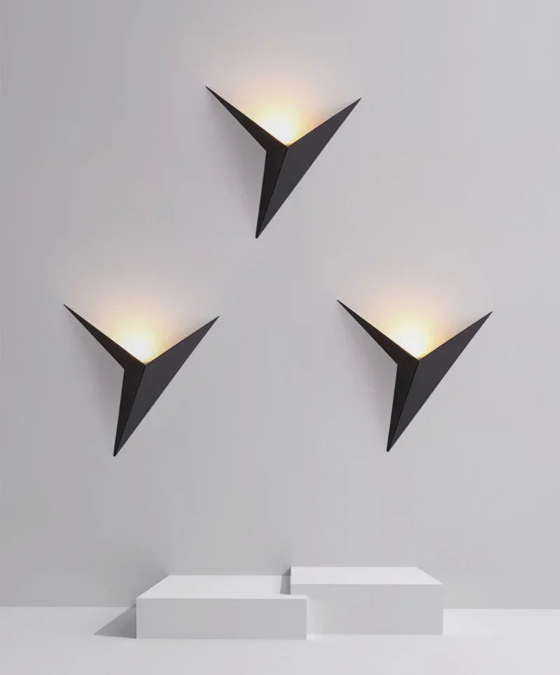 Minimalista nórdico LED parede luminária, lâmpadas de fundo TV preto, quarto, sala de estar, luminárias interiores em casa