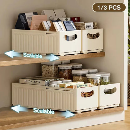 Organizador Retrátil de Armazenamento - Elegância e Praticidade