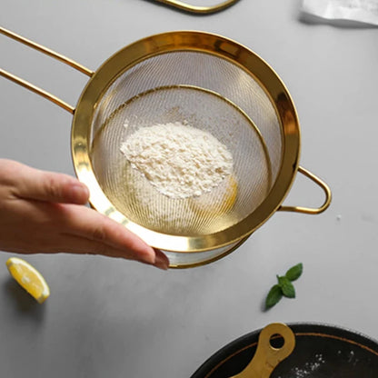 Cobre Cozinha Filtros, Aço Inoxidável, Malha Fina, Conjunto de  3 peças