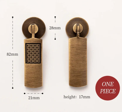 Puxador de Latão Antigo de Luxo para Móveis - Macasishop
