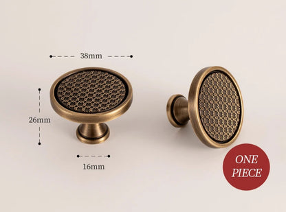 Puxador de Latão Antigo de Luxo para Móveis - Macasishop