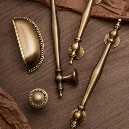 Puxadores de Bronze Antigo para Armário - Elegância e Sofisticação