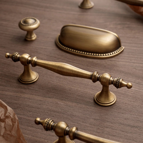 Puxadores de Bronze Antigo para Armário - Elegância e Sofisticação