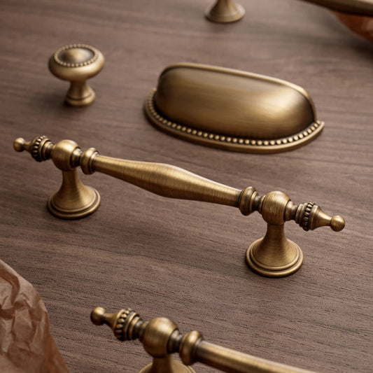 Puxadores de Bronze Antigo para Armário - Elegância e Sofisticação