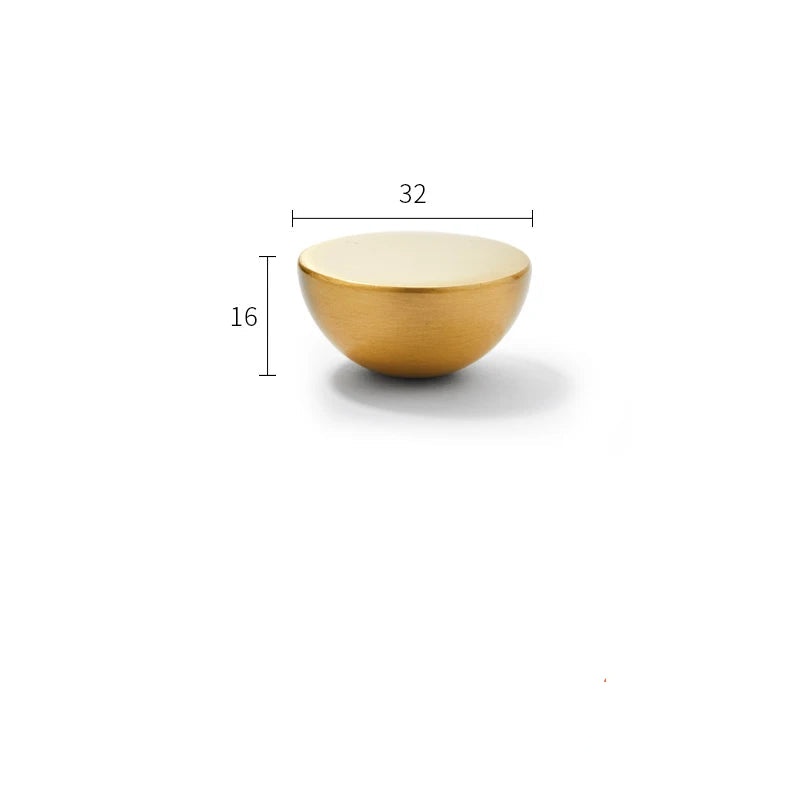 Puxadores de Latão Dourado para Móveis