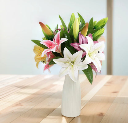 Ramo de Lírios - Flores Artificiais Elegantes
