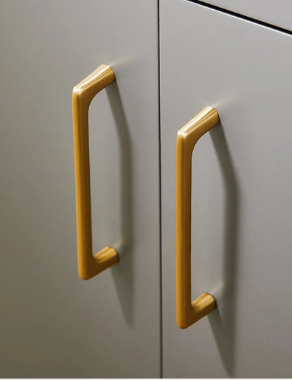 Puxadores de Latão Dourado para Móveis