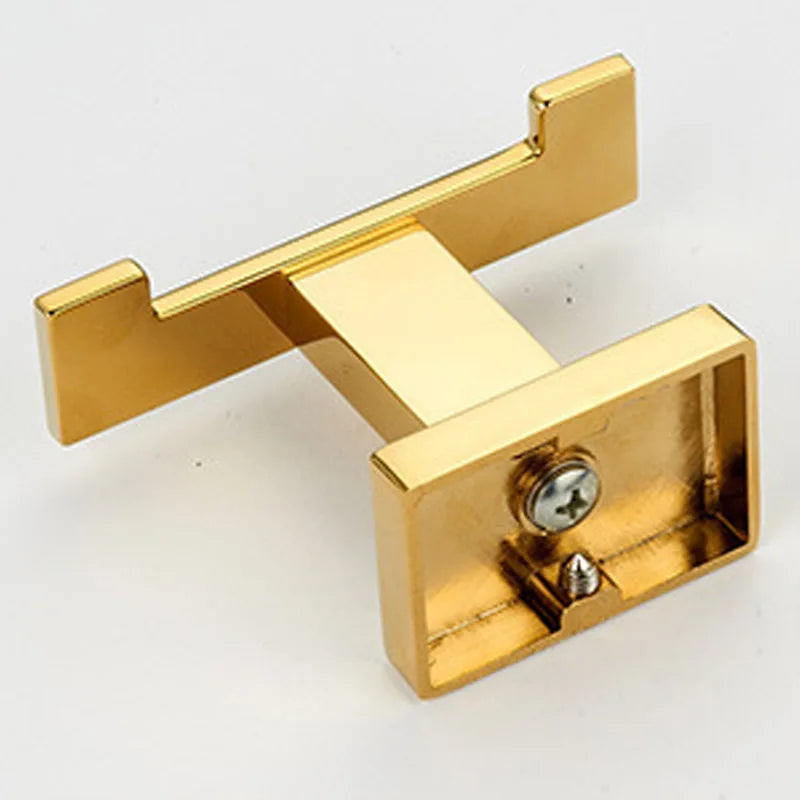 Conjunto de Acessórios de Banheiro Luxuoso Banhado a Ouro