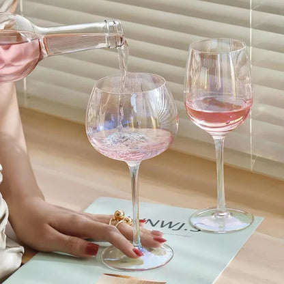 Taça de Cristal Furta-cor para Vinho e Champanhe