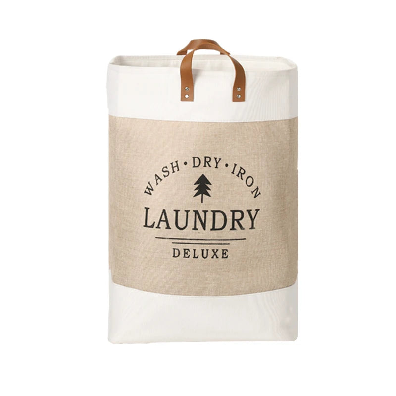 Cesta de Lavanderia Deluxe de Grande Capacidade