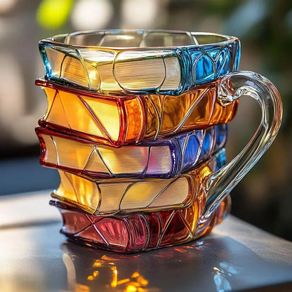 Caneca de Livros em Resina 3D - Criatividade e Exclusividade