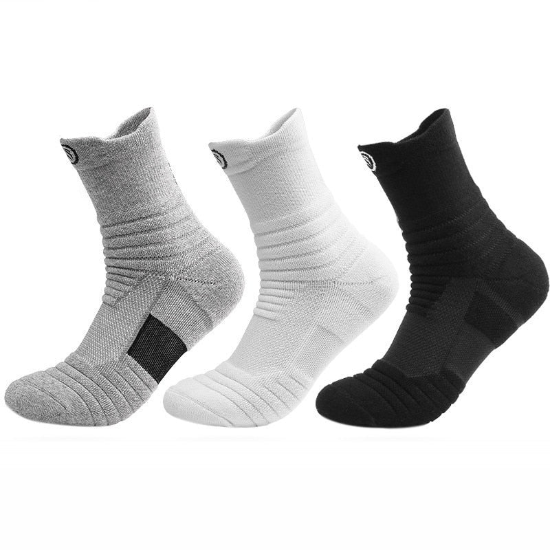 Anti-slip Football Socks Men Women Cotton Sock Short Long Tube Soccer Basketball Sport Socks Breathable Deodorous Socks 38-45